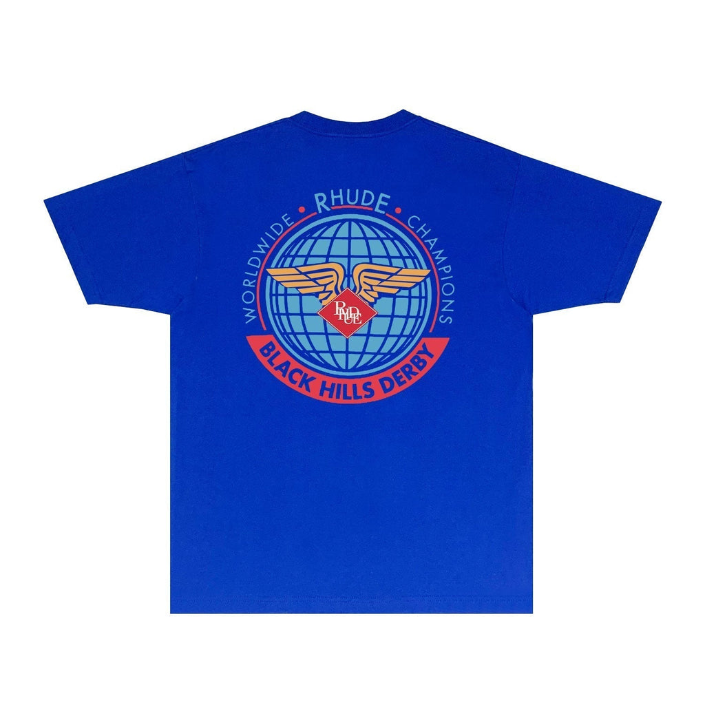 Rhude T-shirts Printed Trendy Pure Cotton