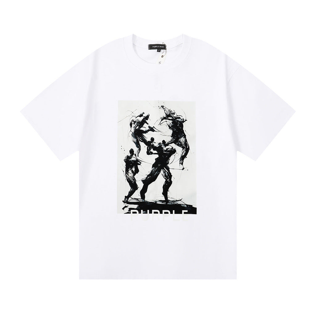 PURPLE  fashion T-shirt