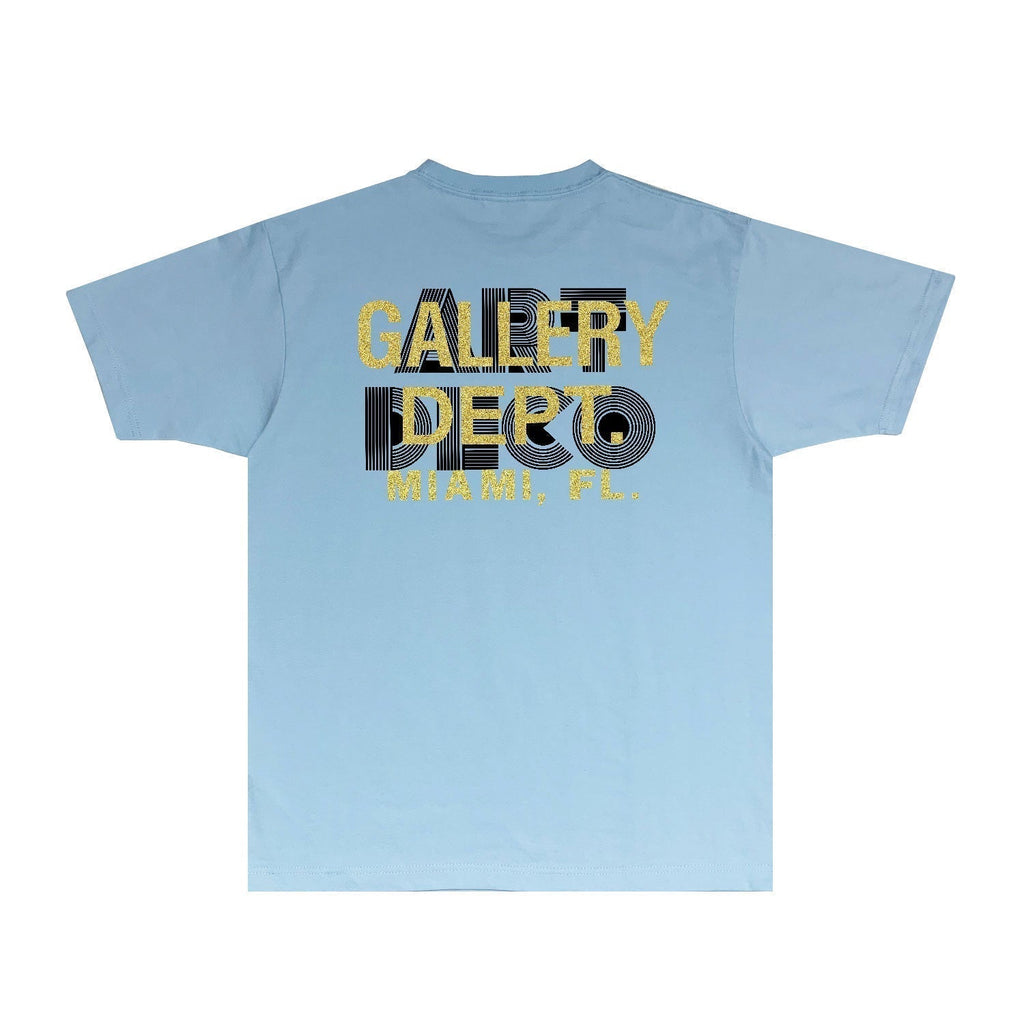 Gallery Dept T Shirt Retro Printed Loose Short-Sleeved Shirt (part2)