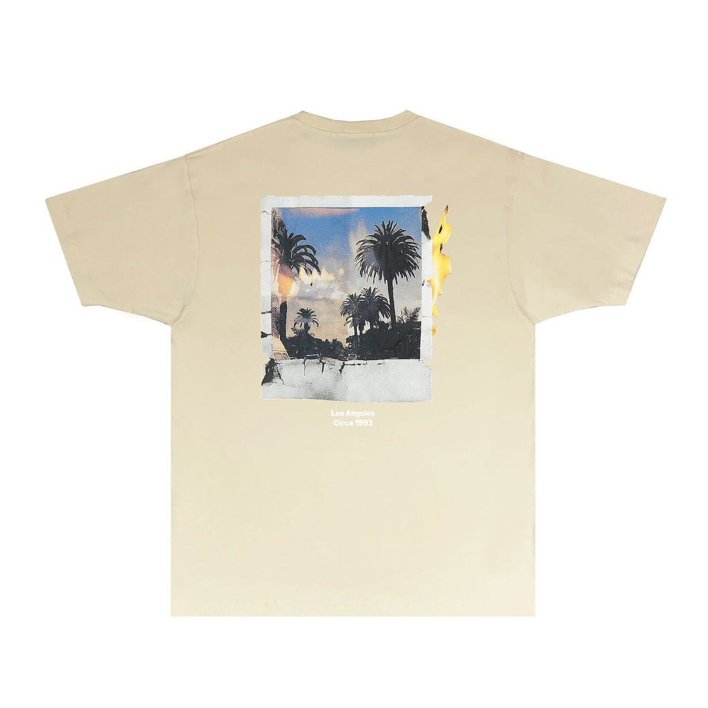 Gallery Dept T Shirt Retro Printed Loose Short-Sleeved Shirt