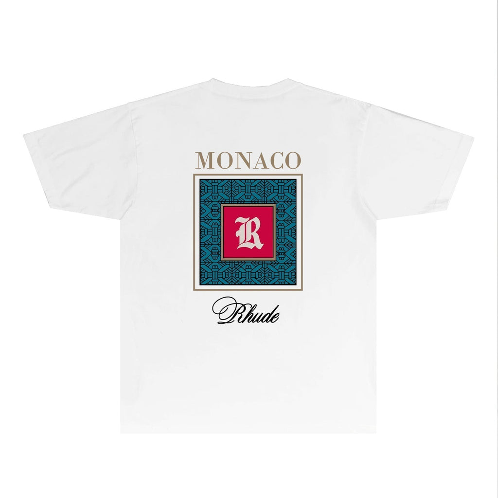 Rhude T-shirts Printed Trendy Pure Cotton