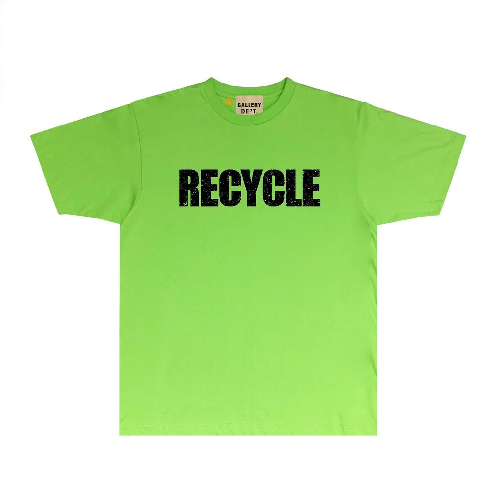 Gallery Dept T Shirt Retro Printed Loose Short-Sleeved Shirt (part2)