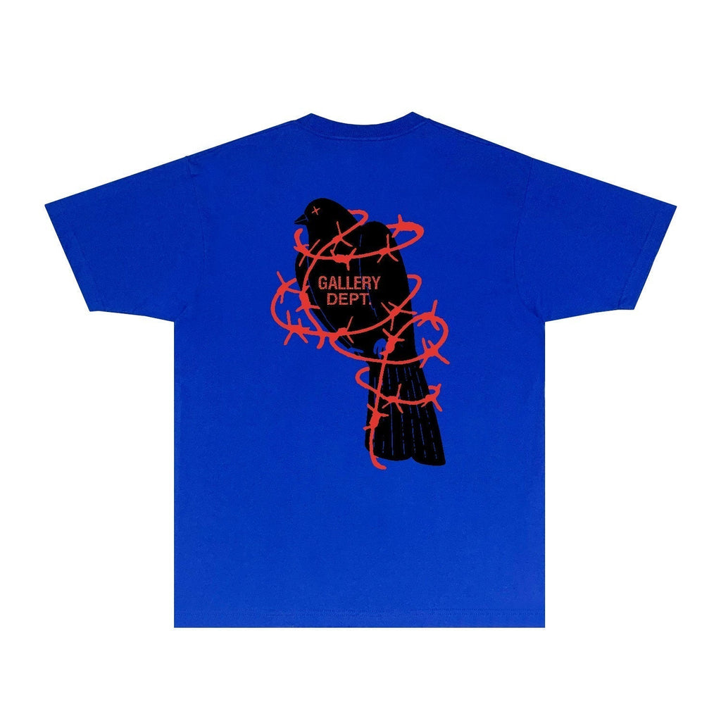Gallery Dept T Shirt Retro Printed Loose Short-Sleeved Shirt