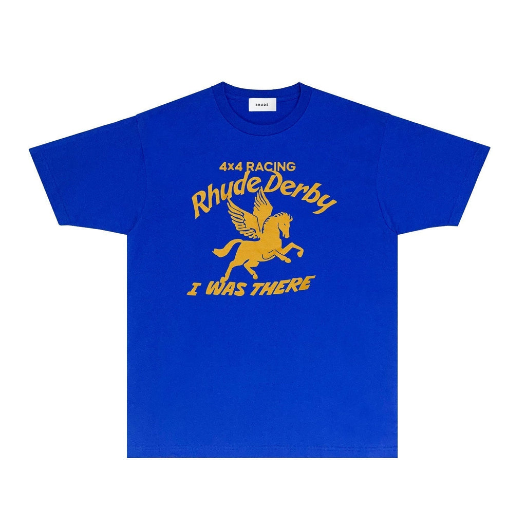 Rhude T-shirts Printed Trendy Pure Cotton