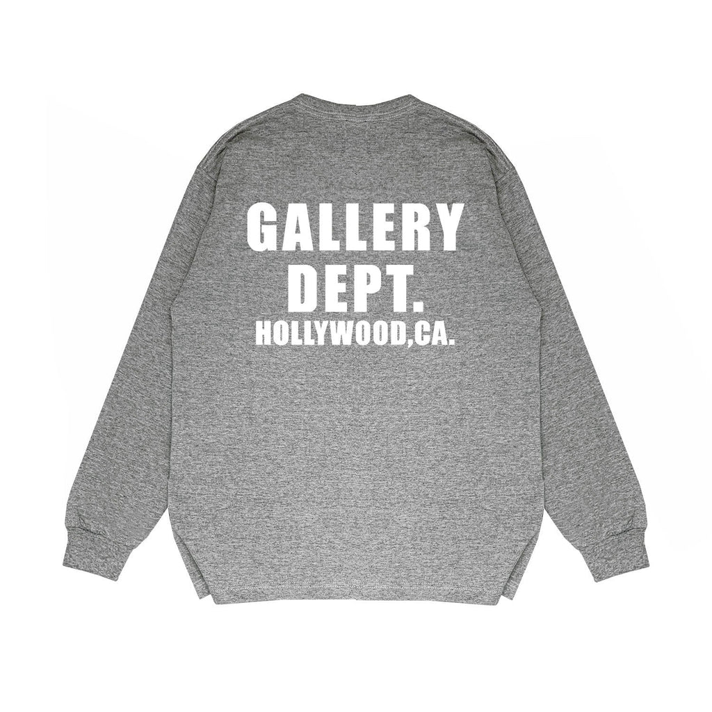 Gallery Dept Long Sleeved Shirt Fashion Brand Long Sleeve Long-Sleeved T-shirt Blouse
