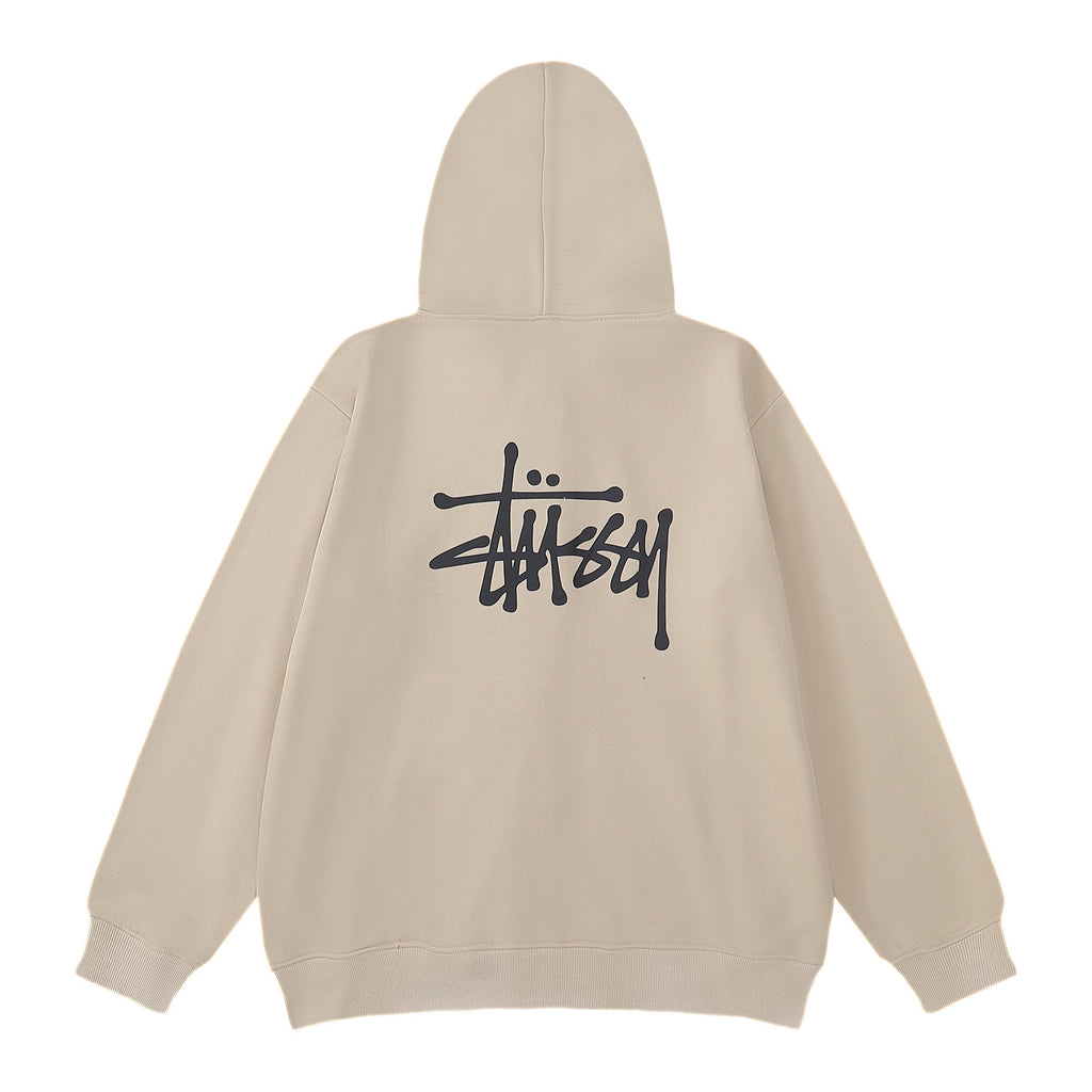 Stussy Hoodie Zip Cardigan Hooded Sweater