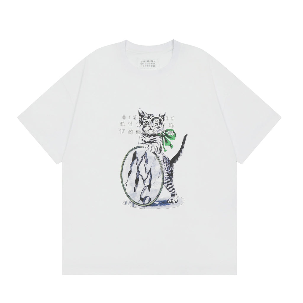 Maison Margiela T-shirt Crew Neck Loose Short Sleeve T-shirt