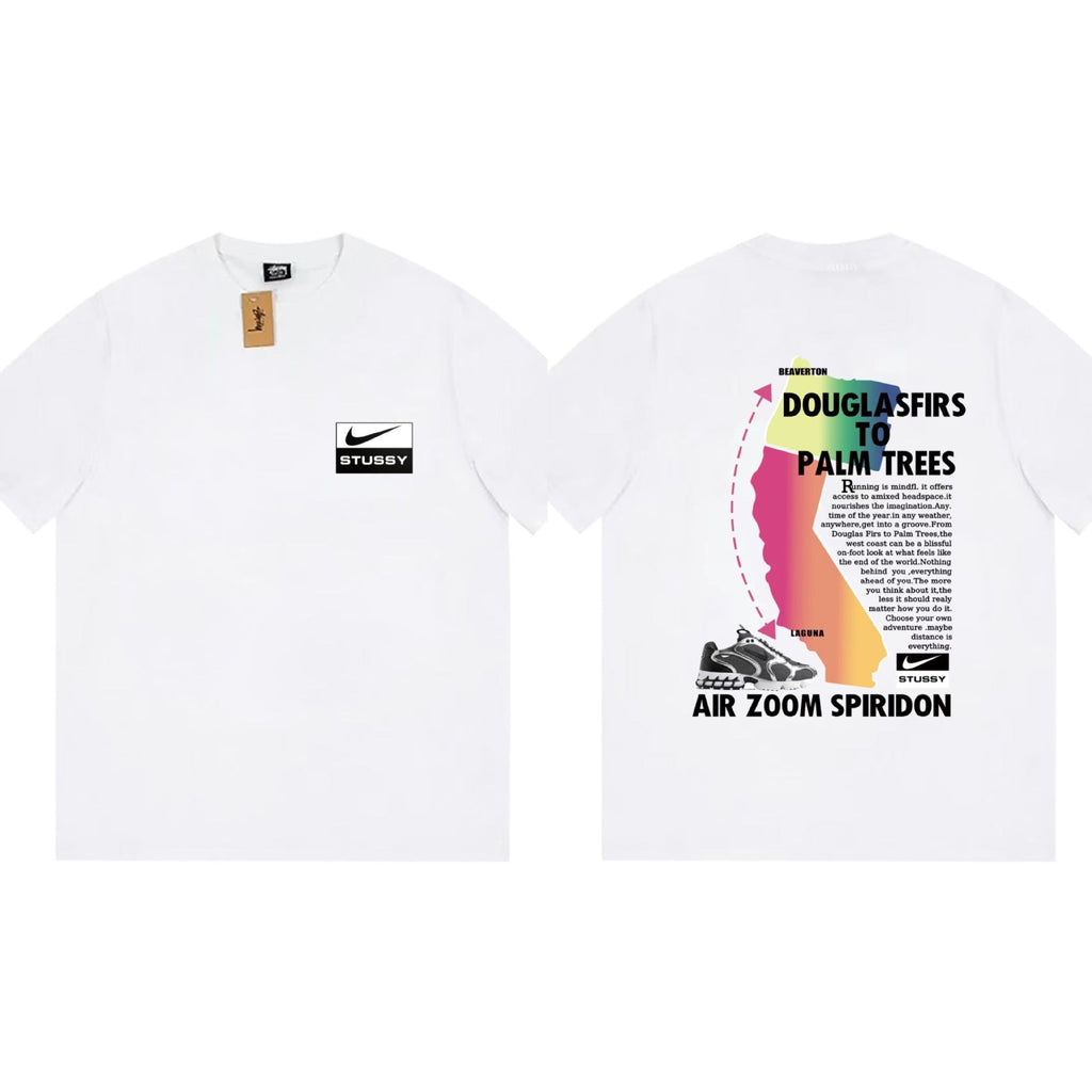 Stussy T-Shirts Loose Casual T-Shirts Same for Men and Women