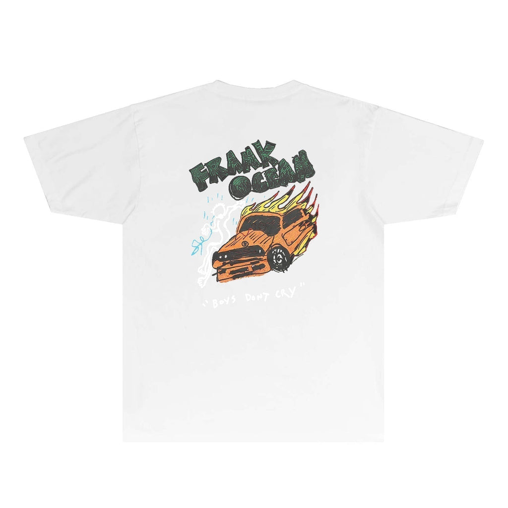 Gallery Dept T Shirt Retro Printed Loose Short-Sleeved Shirt